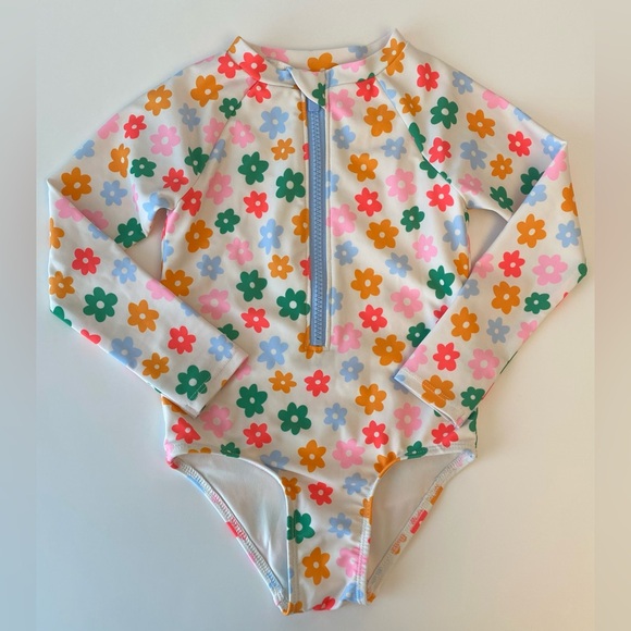 Old Navy Toddler Floral Swimsuit - Picture 3 of 9